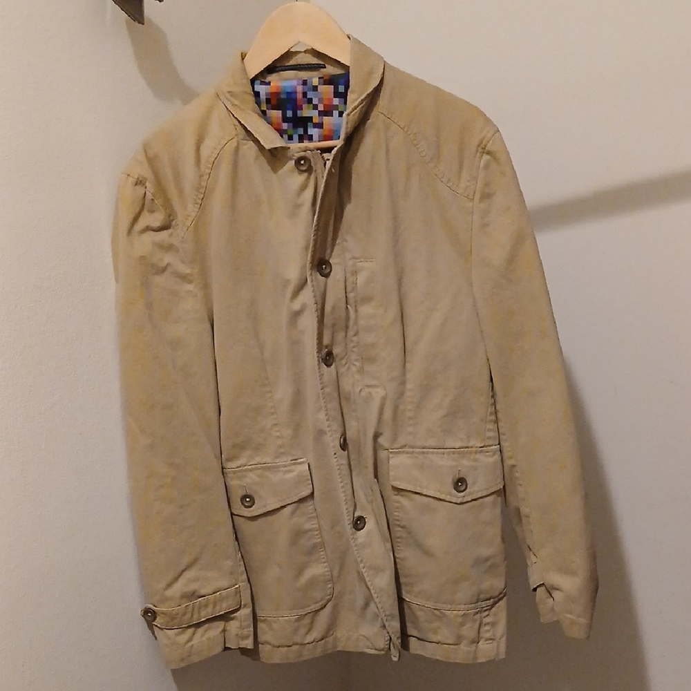 Robert Graham Beige Military Jacket